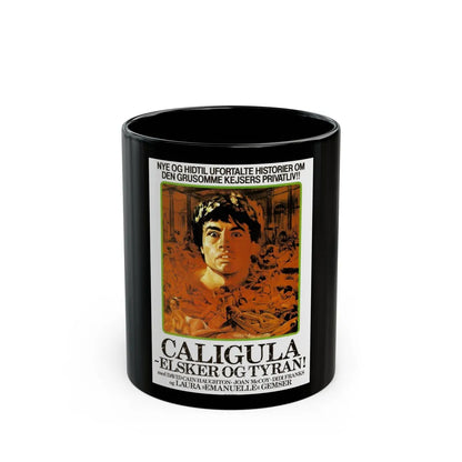 CALIGULA THE UNTOLD STORY (DANISH) 1982 Movie Poster - Black Coffee Mug-11oz-Go Mug Yourself