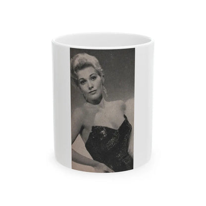 Kim Novak #182 - Scanned Mag. 66 Photos (Vintage Female Icon) White Coffee Mug-11oz-Go Mug Yourself