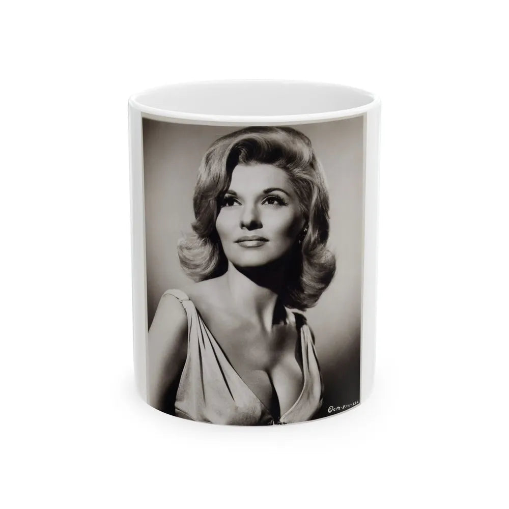 Nancy Kovack #59 (Vintage Female Icon) White Coffee Mug-11oz-Go Mug Yourself