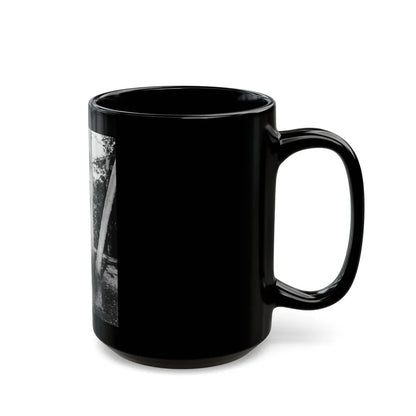 Francine York #36 (Vintage Female Icon) Black Coffee Mug-Go Mug Yourself