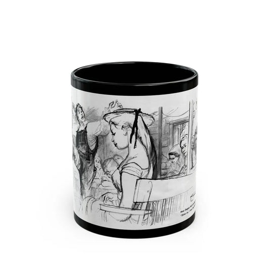 For The Love of Birdie May, Nugget magazine, October 1956 - Black Coffee Mug-11oz-Go Mug Yourself