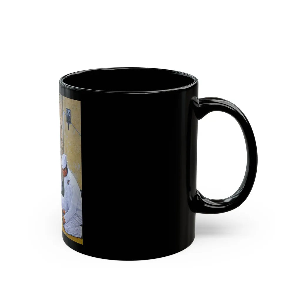 Rockwell2 (14) - Black Coffee Mug-Go Mug Yourself