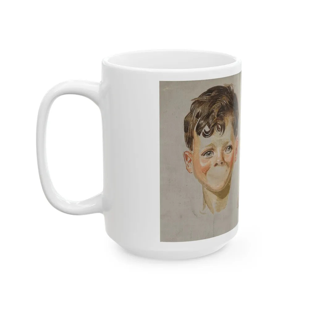 Boy study - White Coffee Mug-Go Mug Yourself