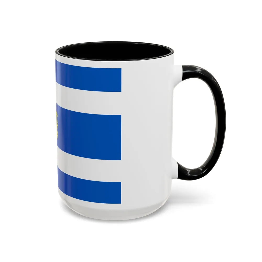 Flag of Kherson Ukraine - Accent Coffee Mug-Go Mug Yourself