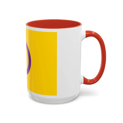 Intersex Pride Flag - Accent Coffee Mug-Go Mug Yourself