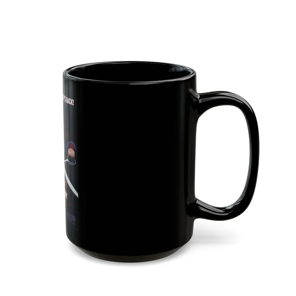 CHILD'S PLAY 2 1990 Movie Poster - Black Coffee Mug-Go Mug Yourself