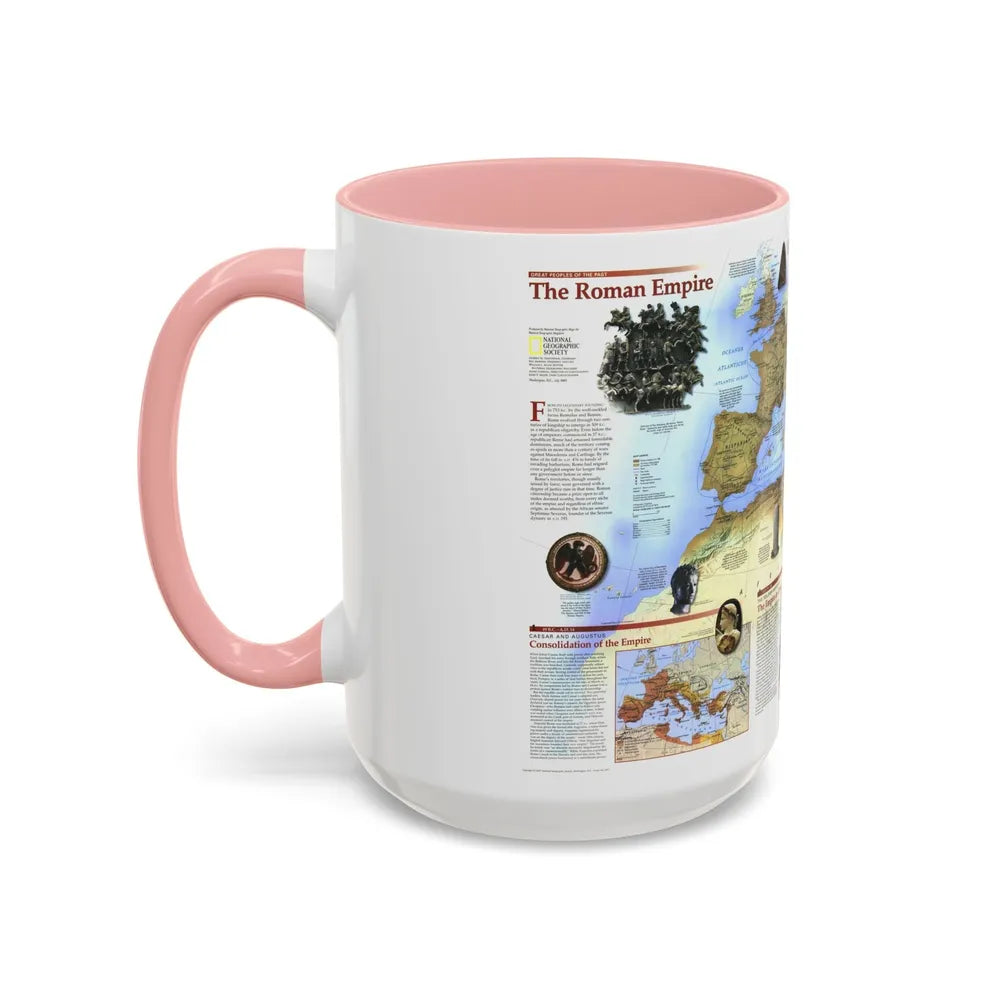 Roman Empire (1997) (Map) Accent Coffee Mug-Go Mug Yourself