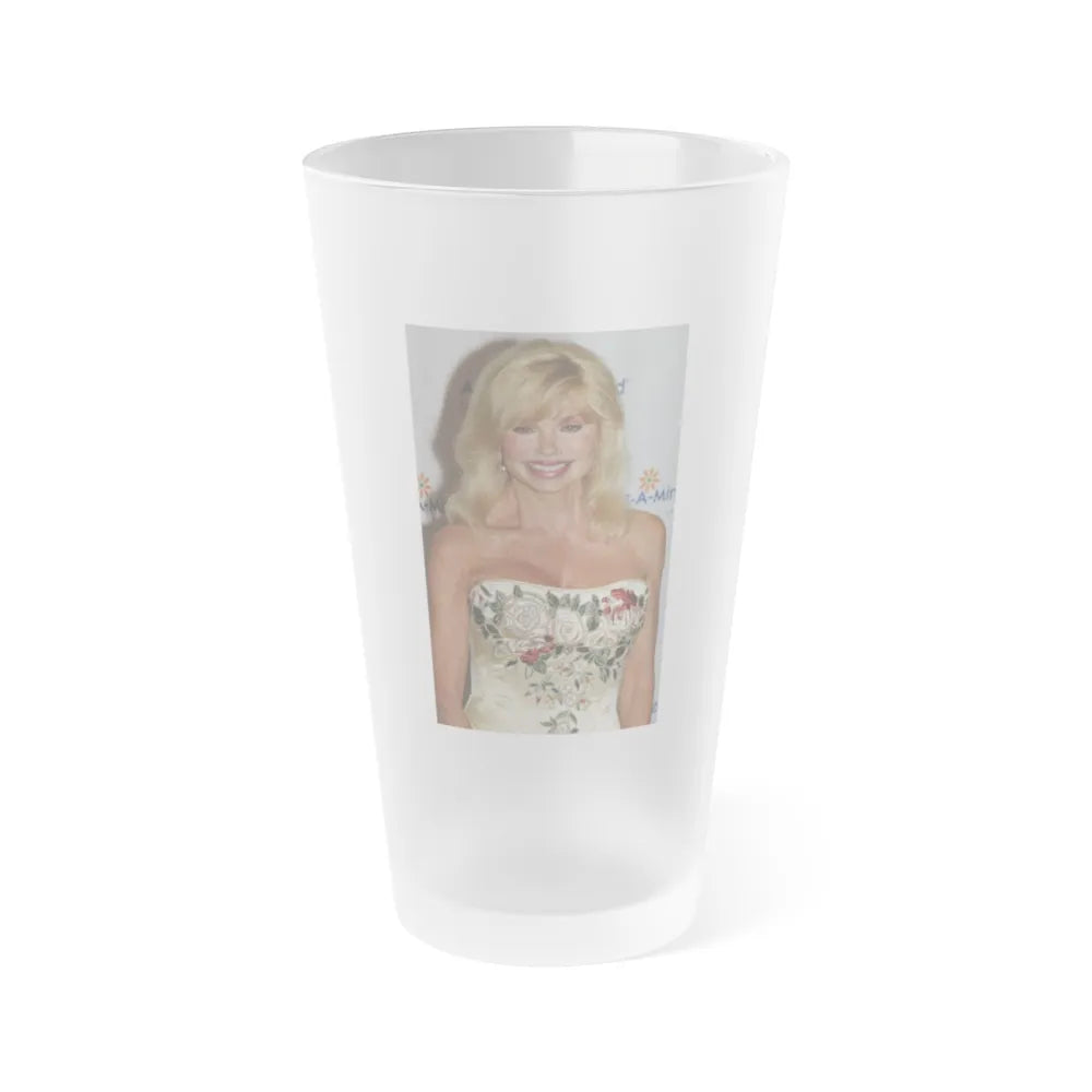 Loni Anderson #02 (Vintage Female Icon) Frosted Pint 16oz-16oz-Frosted-Go Mug Yourself