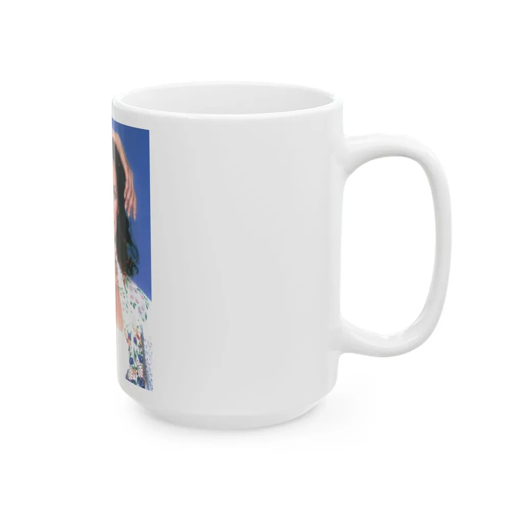 Lynda Carter #234 (Vintage Female Icon) White Coffee Mug-Go Mug Yourself