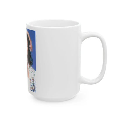 Lynda Carter #260 (Vintage Female Icon) White Coffee Mug-Go Mug Yourself