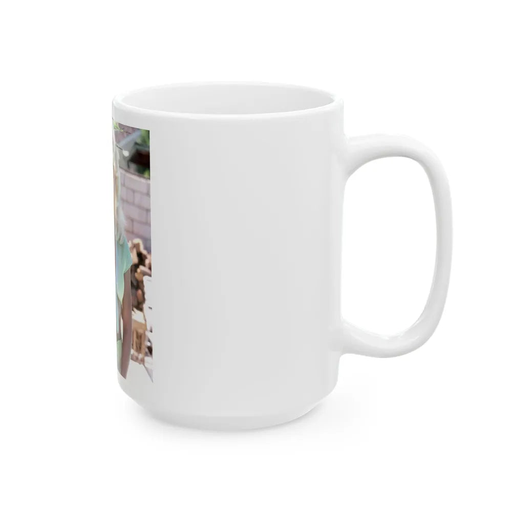 Loni Anderson #69 (Vintage Female Icon) White Coffee Mug-Go Mug Yourself