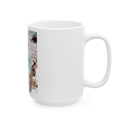 Loni Anderson #69 (Vintage Female Icon) White Coffee Mug-Go Mug Yourself