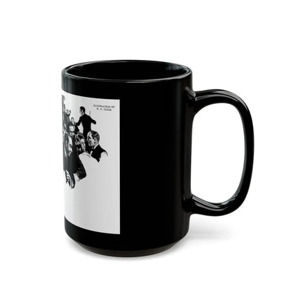 Ghost In The Wind, Liberty magazine, October 31, 1936 - Black Coffee Mug-Go Mug Yourself