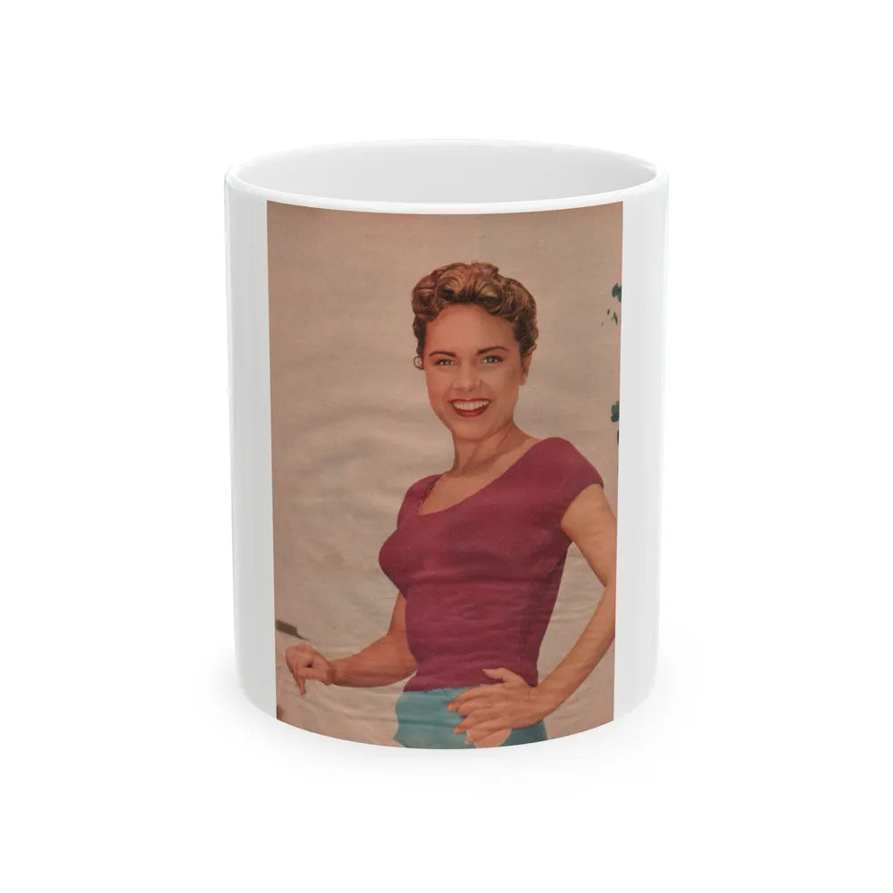 Terry Moore #519 - Magazine Page Photo (Vintage Female Icon) White Coffee Mug-11oz-Go Mug Yourself