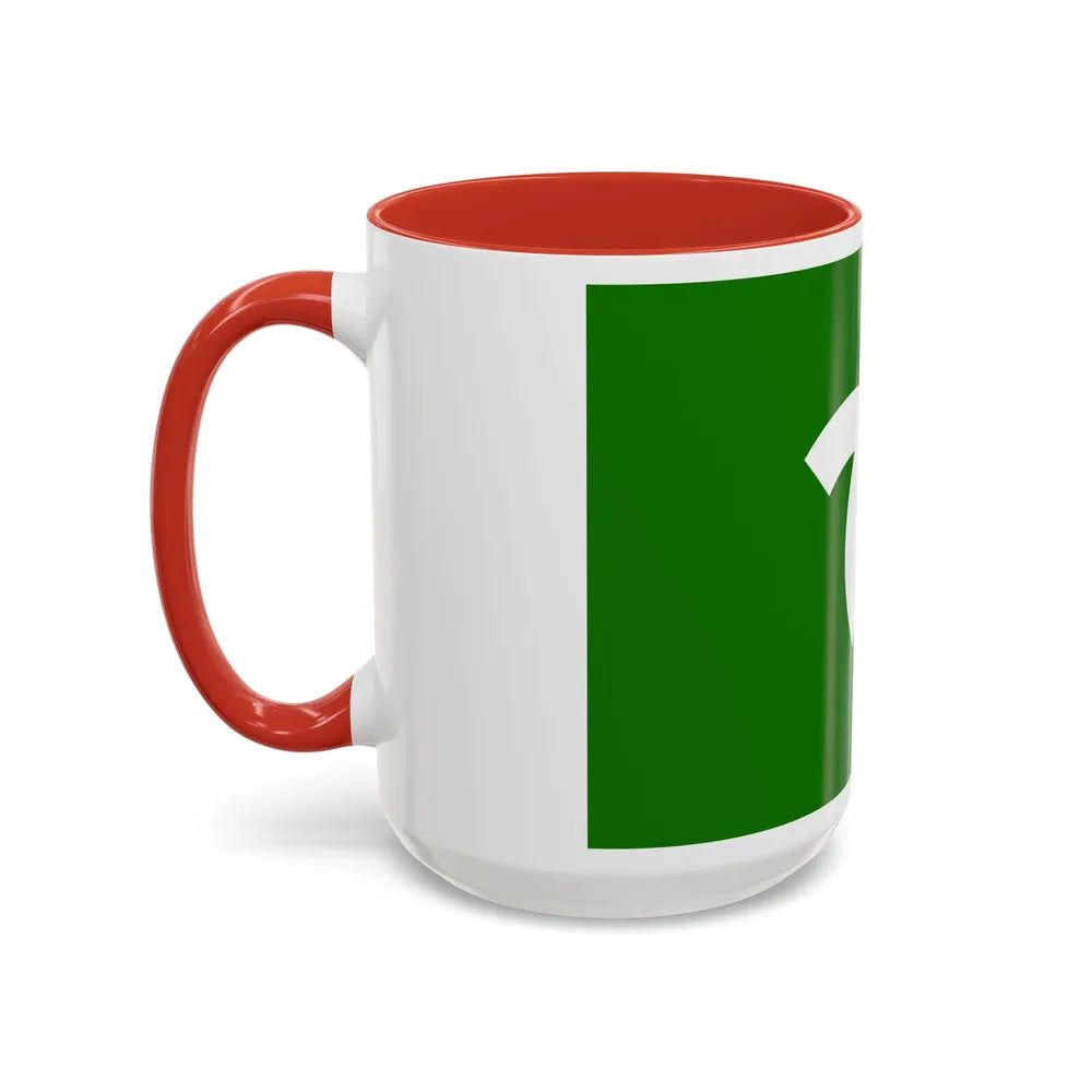 Flag of Kobe Japan - Accent Coffee Mug-Go Mug Yourself