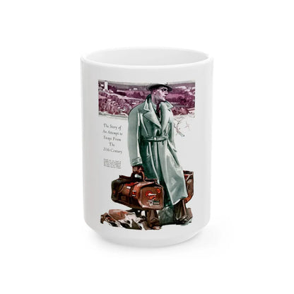 Escape, 1933 - White Coffee Mug-15oz-Go Mug Yourself