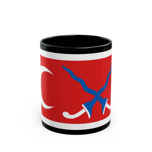 Flag of Sultanate of Mataram Malaysia - Black Coffee Mug-11oz-Go Mug Yourself