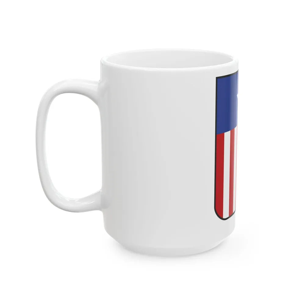 Coat of arms of Liberia in 1889 - White Coffee Mug-Go Mug Yourself