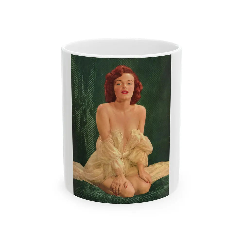 Helene Hayden #14 (Vintage Female Icon) White Coffee Mug-11oz-Go Mug Yourself