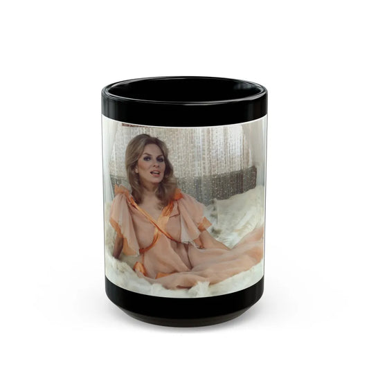 Julie Ege #108 (Vintage Female Icon) Black Coffee Mug-15oz-Go Mug Yourself