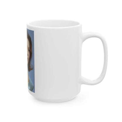 Diana Rigg #64 (Vintage Female Icon) White Coffee Mug-Go Mug Yourself