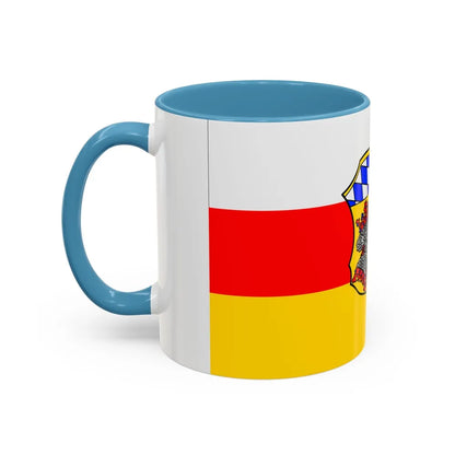 Flag of Freising Germany - Accent Coffee Mug-Go Mug Yourself