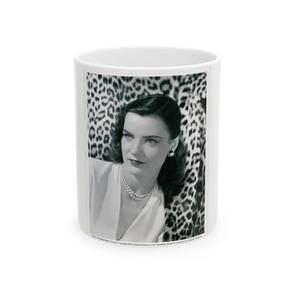 Ella Raines #198 (Vintage Female Icon) White Coffee Mug-11oz-Go Mug Yourself