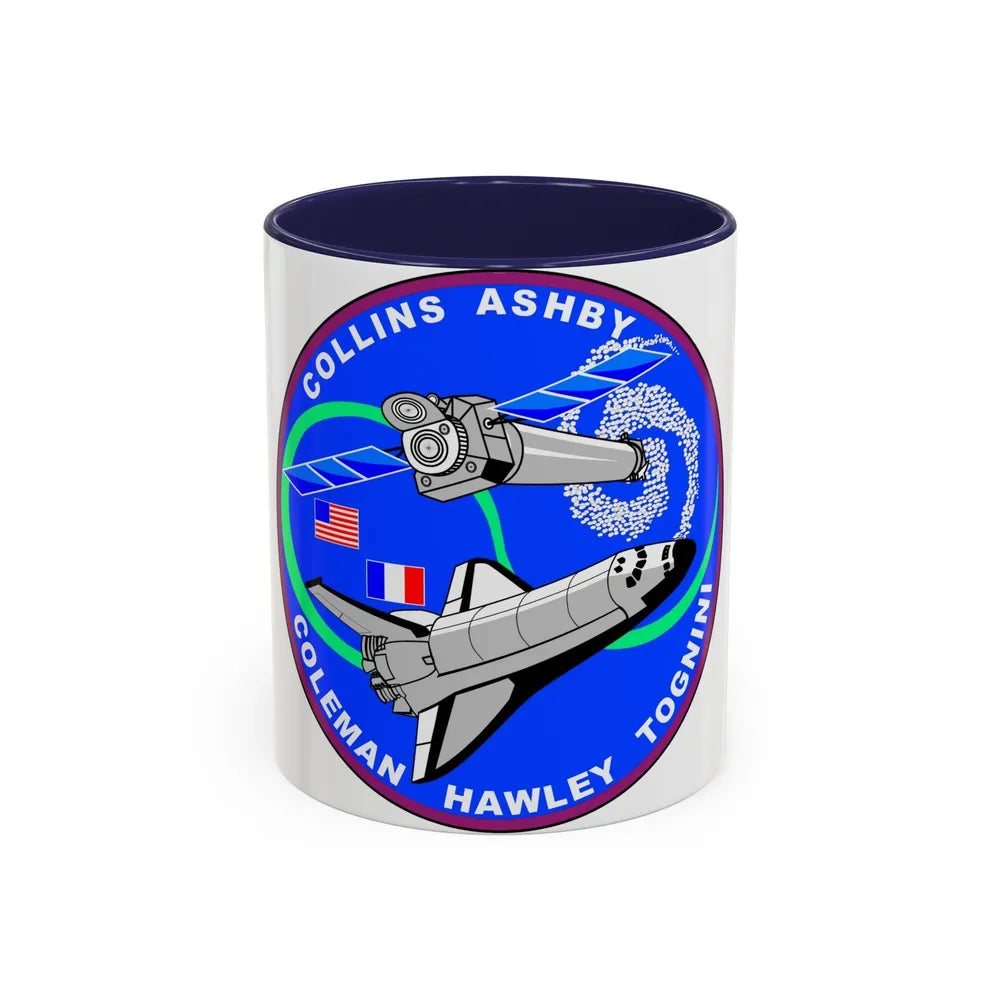 STS 93 (NASA) Accent Coffee Mug-11oz-Navy-Go Mug Yourself