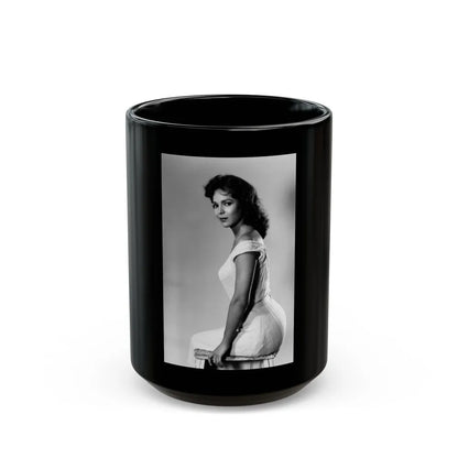 Dorothy Dandridge #72 (Vintage Female Icon) Black Coffee Mug-15oz-Go Mug Yourself