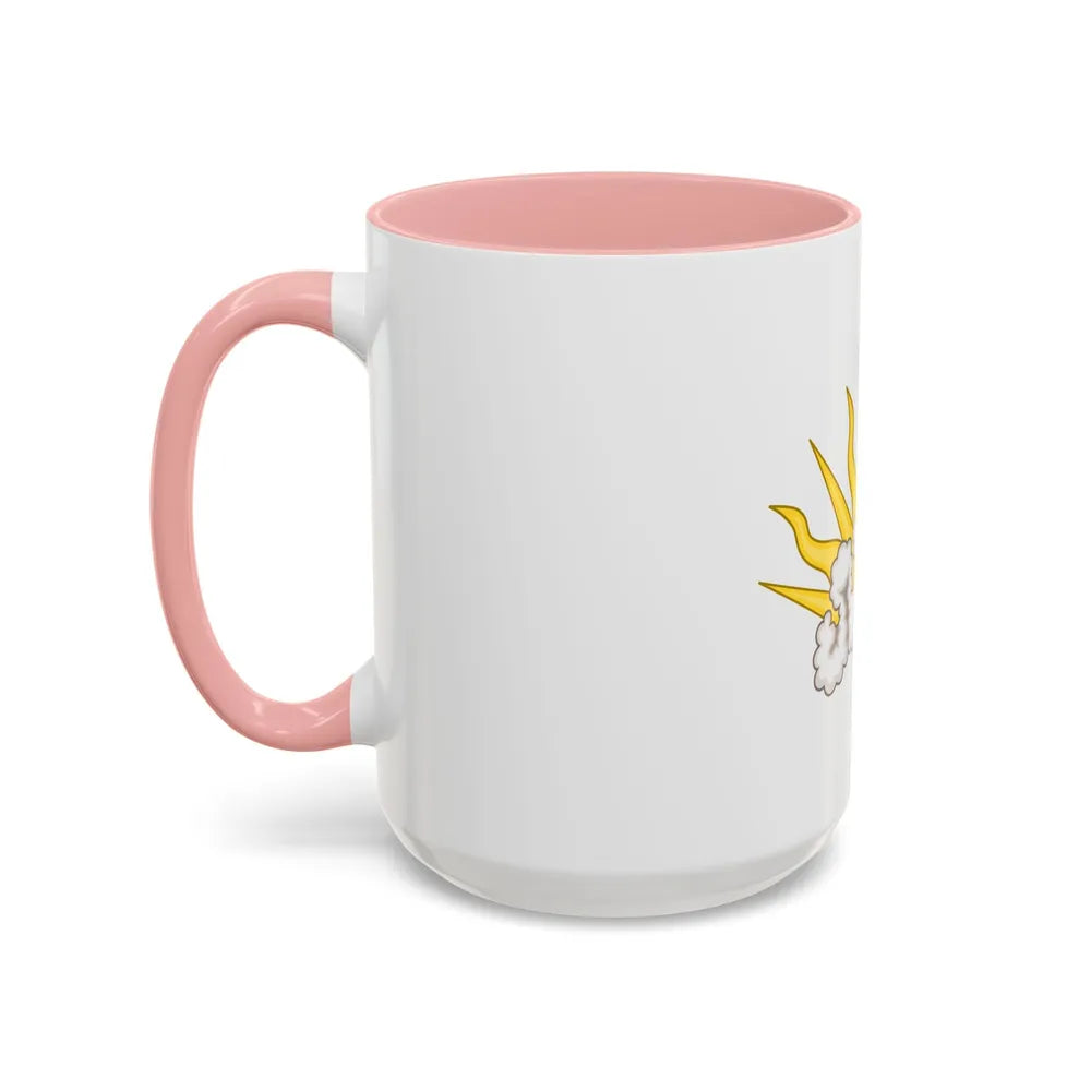 Sunburst Badge - Accent Coffee Mug-Go Mug Yourself