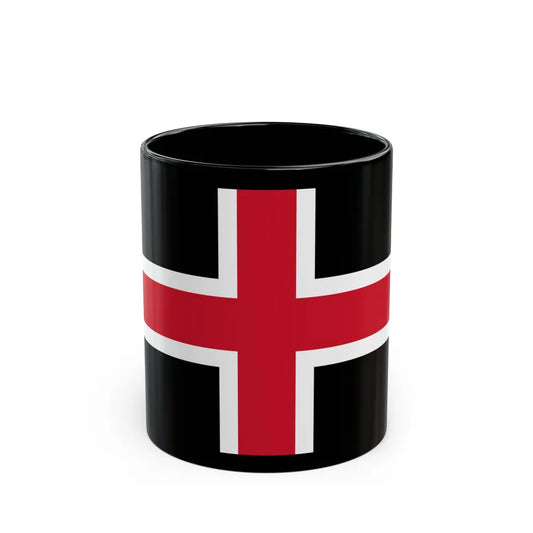 Flag of Durham UK - Black Coffee Mug-11oz-Go Mug Yourself