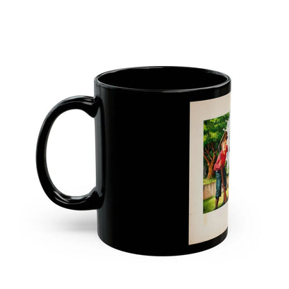 Bure Rifle Targets, ad illustration - Black Coffee Mug-Go Mug Yourself