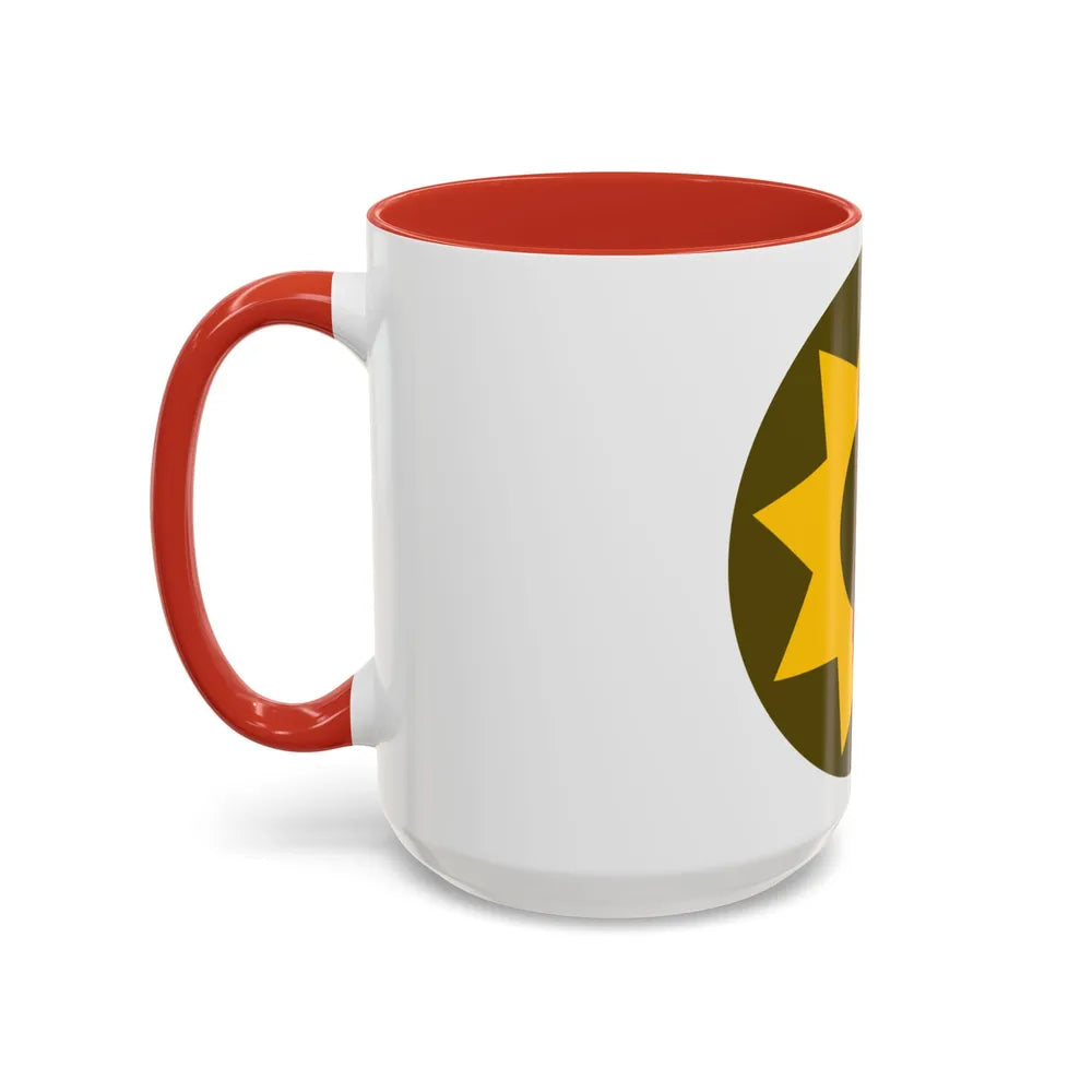 Pacific Coastal Frontier (U.S. Army) Accent Coffee Mug-Go Mug Yourself