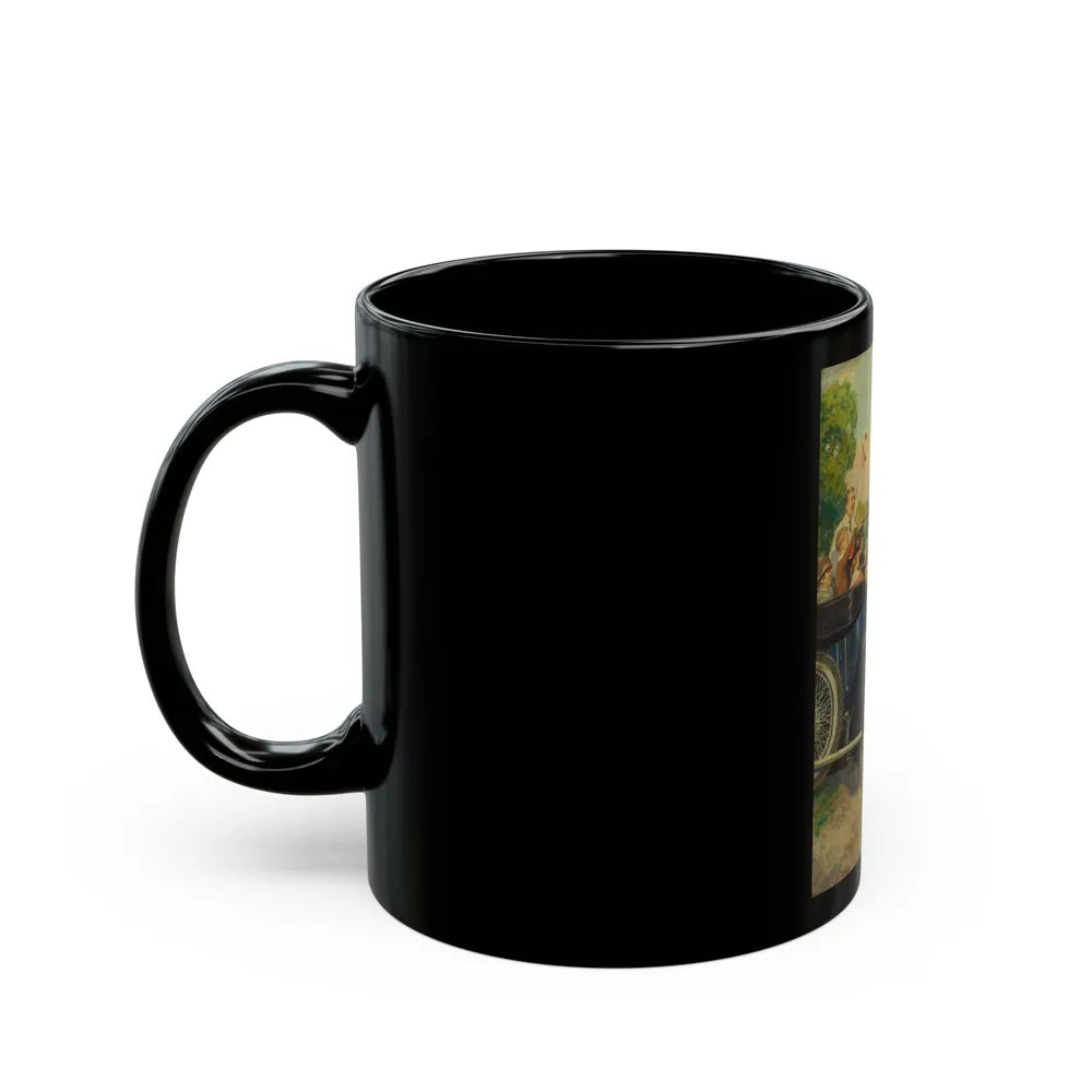 Everybody Happy - Black Coffee Mug-Go Mug Yourself