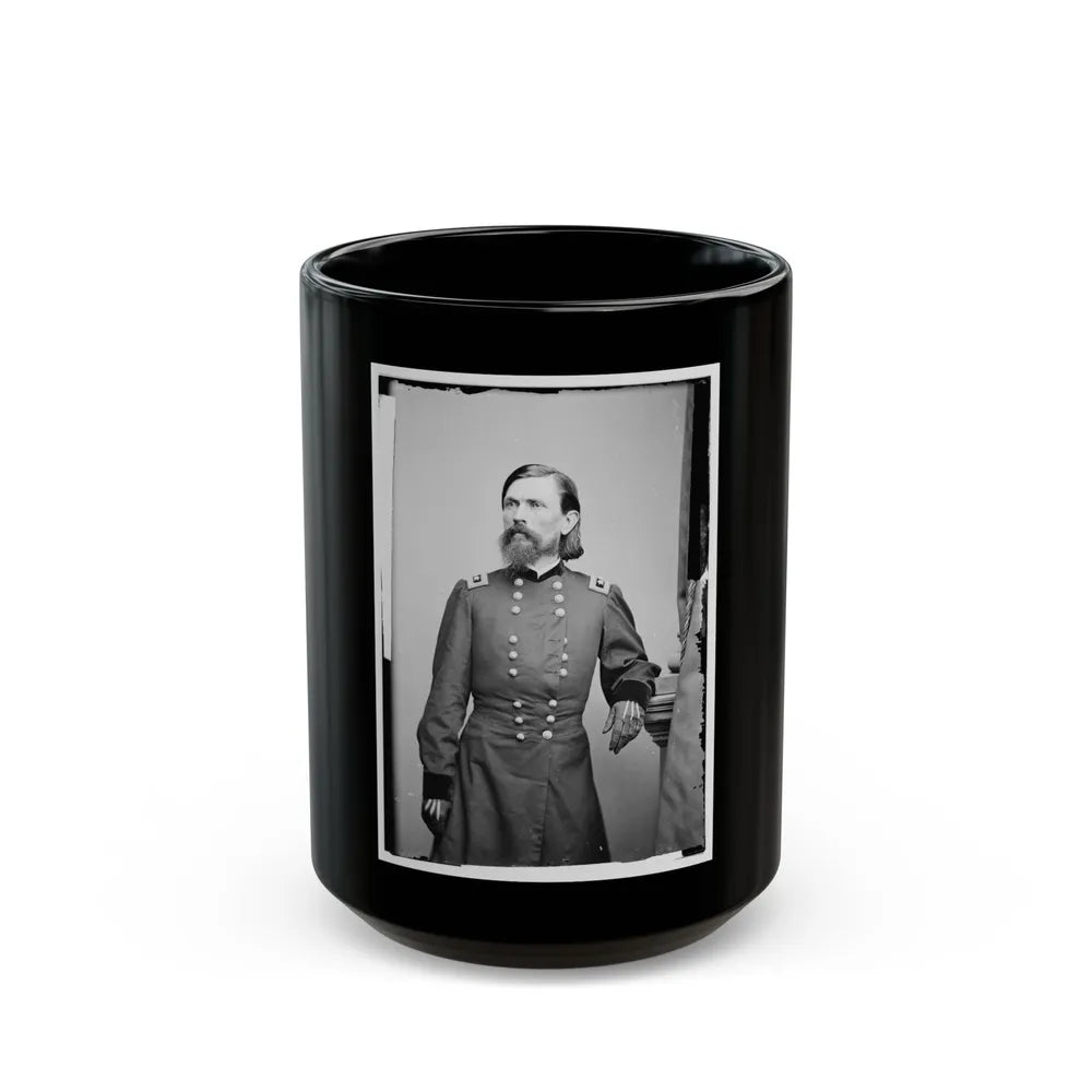 Portrait Of Maj. Gen. Thomas L. Crittenden, Officer Of The Federal Army (U.S. Civil War) Black Coffee Mug-15oz-Go Mug Yourself