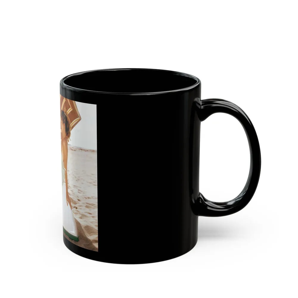 Eve Meyer #31 (Vintage Female Icon) Black Coffee Mug-Go Mug Yourself