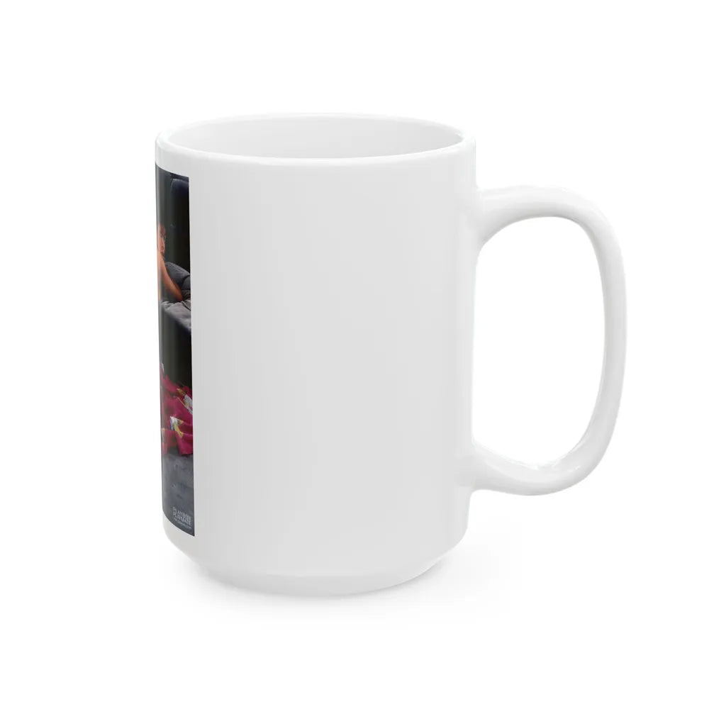 Ola Ray #37 (Vintage Female Icon) White Coffee Mug-Go Mug Yourself