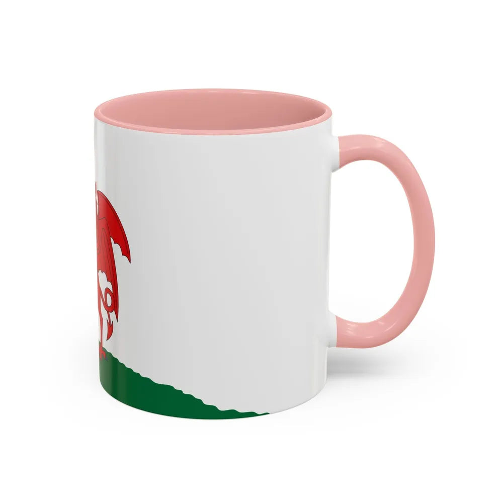 Flag of Cardiff UK - Accent Coffee Mug-Go Mug Yourself