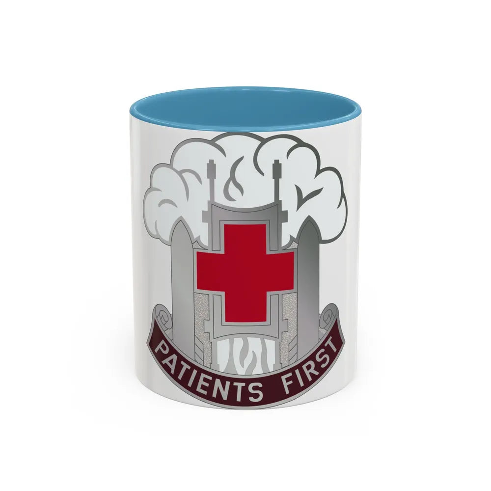 McAfee Hospital (U.S. Army) Accent Coffee Mug-11oz-Light Blue-Go Mug Yourself