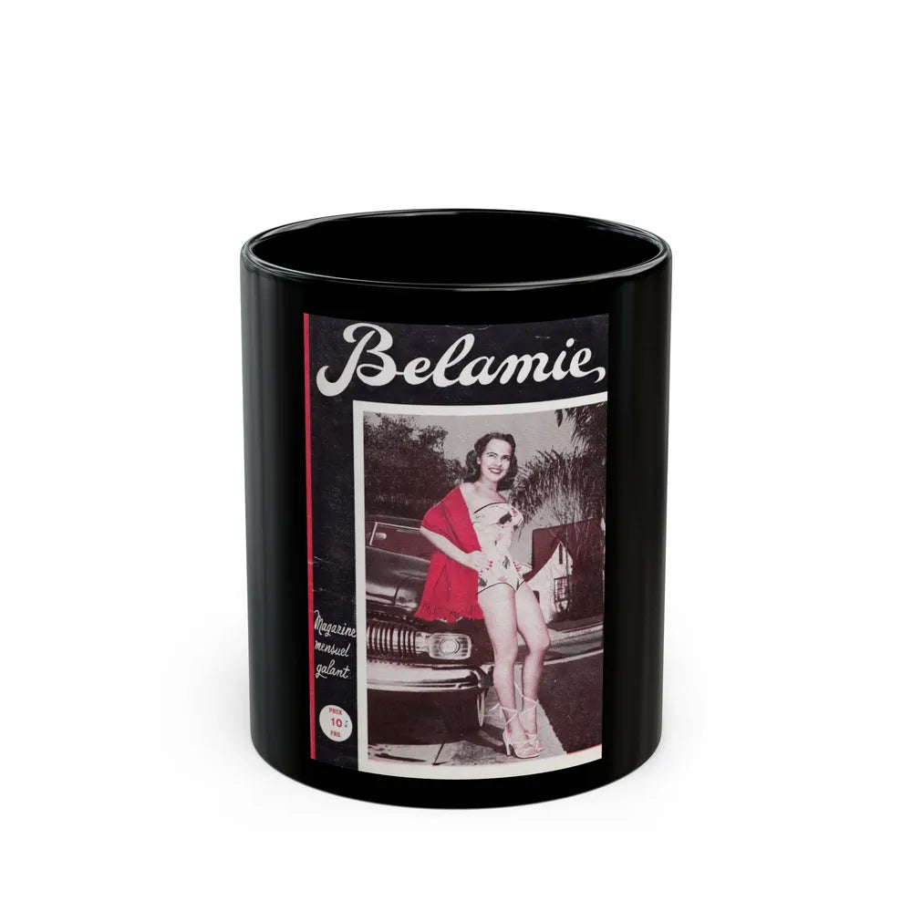 Terry Moore #714 - Mag. Cover (Vintage Female Icon) Black Coffee Mug-11oz-Go Mug Yourself