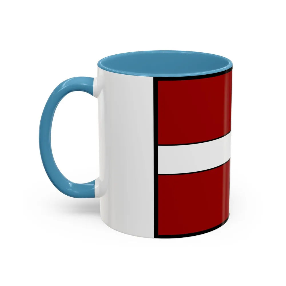 Flag of Asti Italy - Accent Coffee Mug-Go Mug Yourself