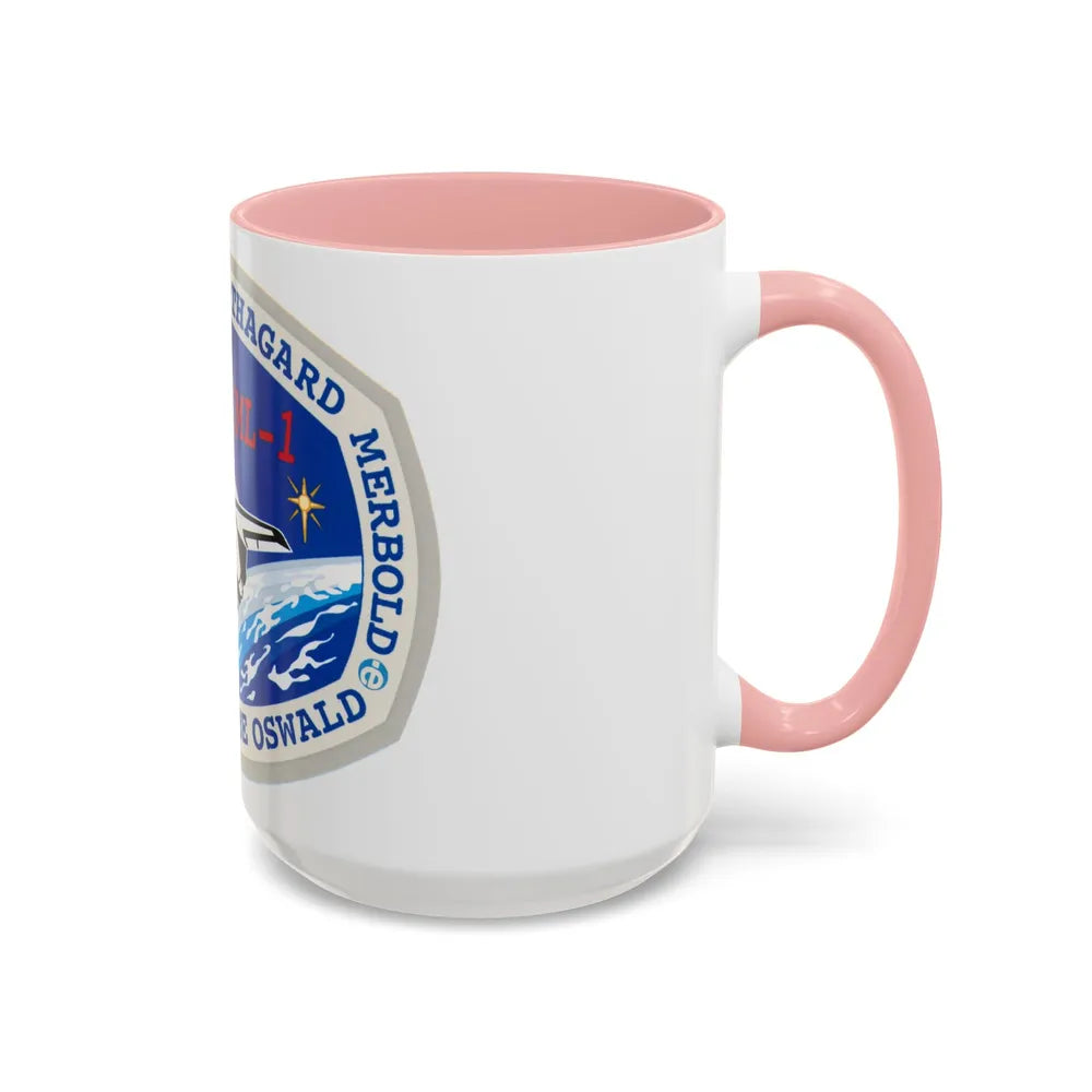 STS 42 (NASA) Accent Coffee Mug-Go Mug Yourself