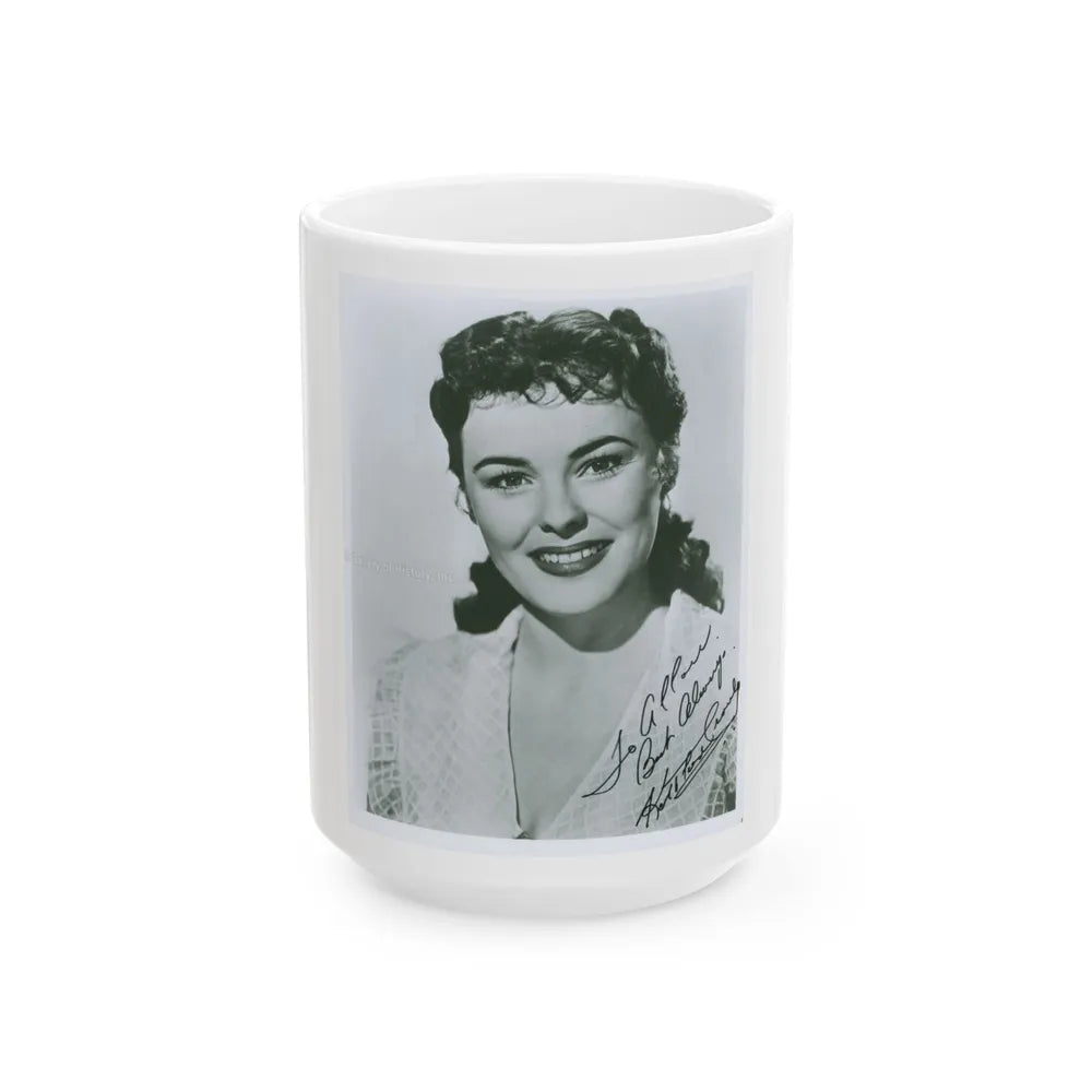 Kathleen Crowley #15 (Vintage Female Icon) White Coffee Mug-15oz-Go Mug Yourself