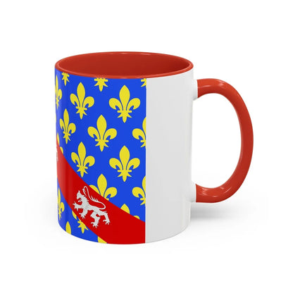 Flag of Creuse France - Accent Coffee Mug-Go Mug Yourself