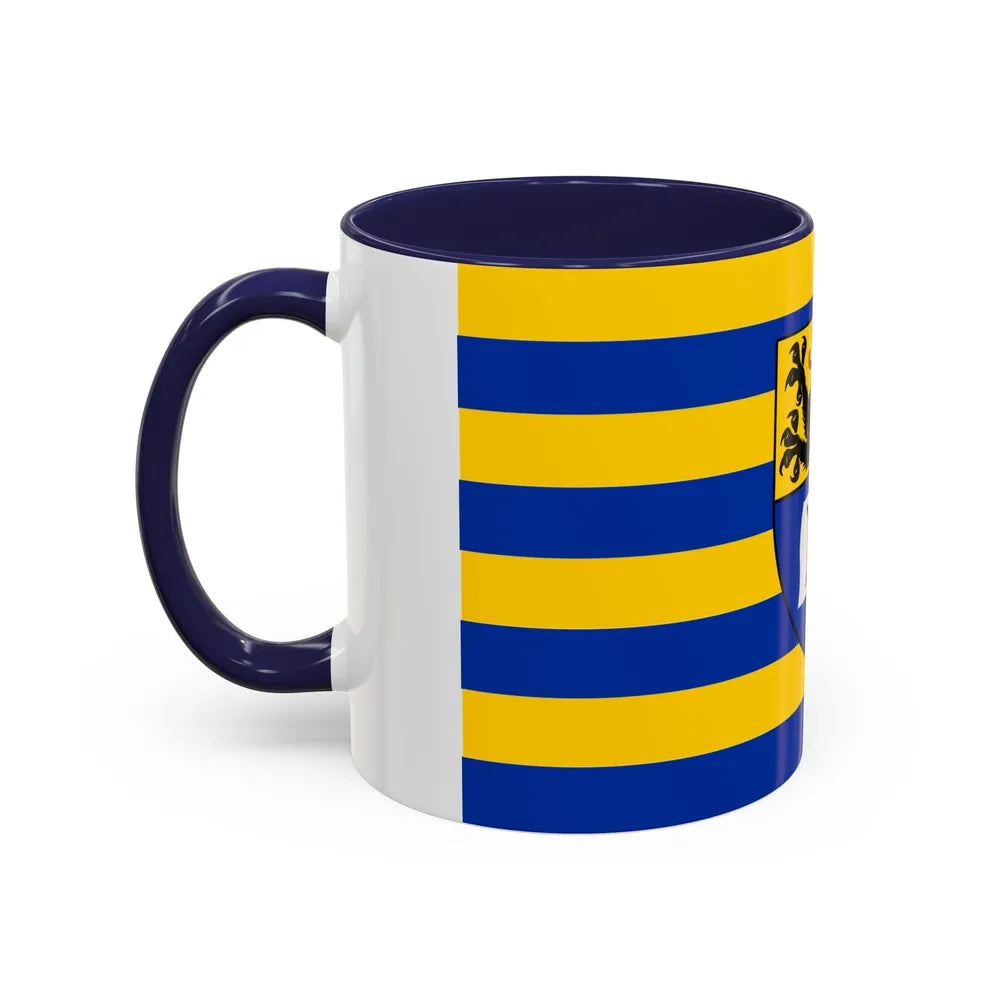 Flag of Dueren Germany - Accent Coffee Mug-Go Mug Yourself