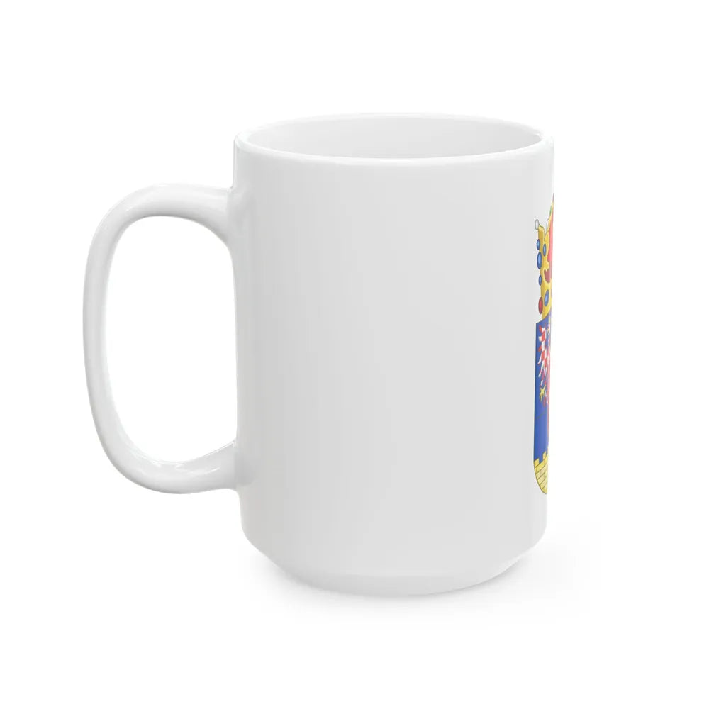 Coat of arms of Bohemian Crown - White Coffee Mug-Go Mug Yourself