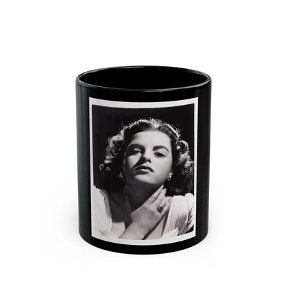 Faith Domergue #187 (Vintage Female Icon) Black Coffee Mug-11oz-Go Mug Yourself