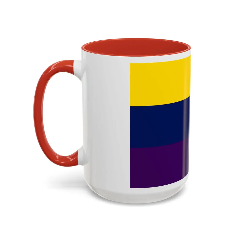 Flag of Avellino Italy - Accent Coffee Mug-Go Mug Yourself