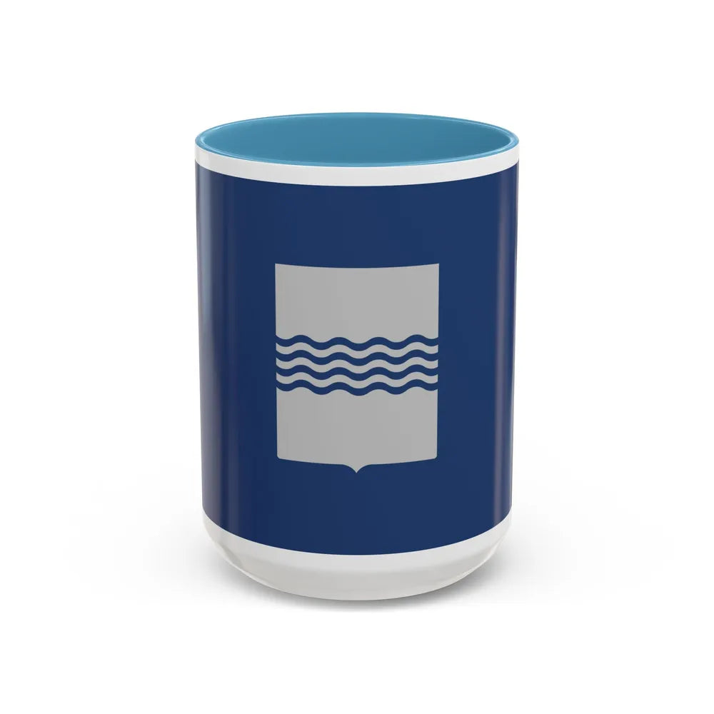 Flag of Basilicata Italy - Accent Coffee Mug-15oz-Light Blue-Go Mug Yourself