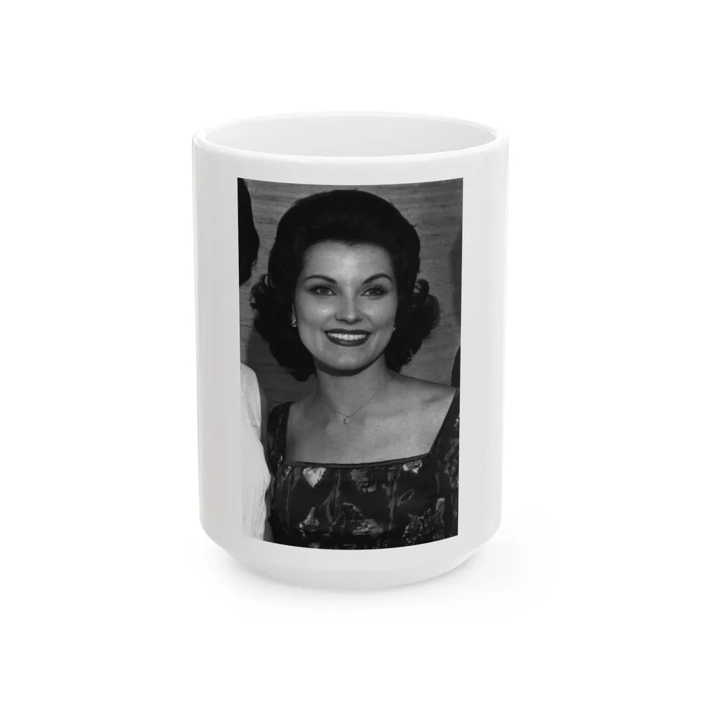 Debra Paget #508 (Vintage Female Icon) White Coffee Mug-15oz-Go Mug Yourself